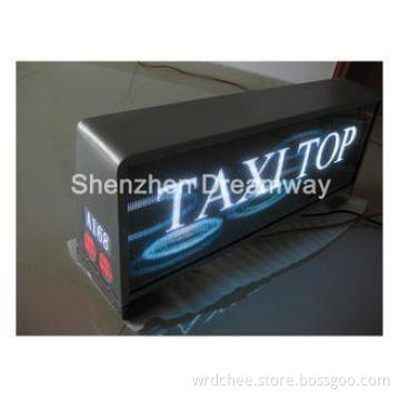 Waterproof P5 SMD3528 Taxi LED Display 3G 4G GPS WIFI Contr